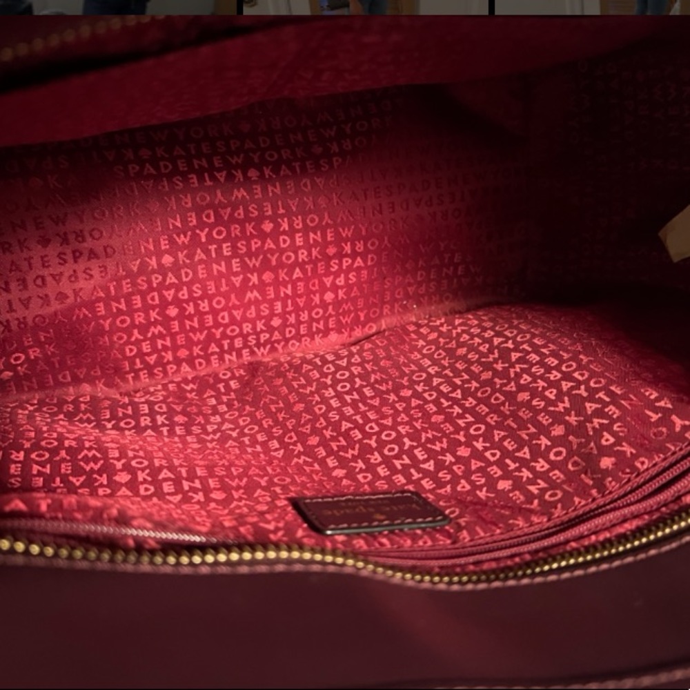 Kate Spade New York Purse Deep Plum - Picture 5 of 7